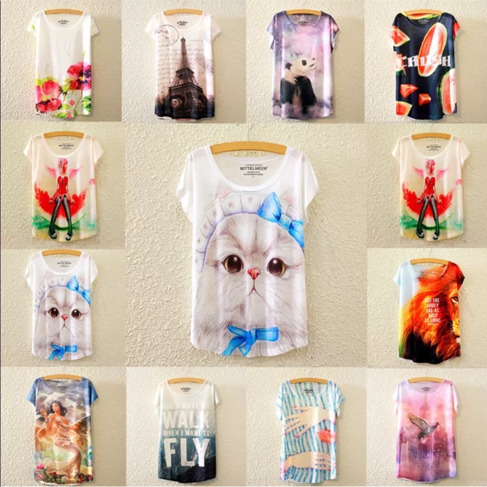 Custom shirts for sale. Amazing picture quality